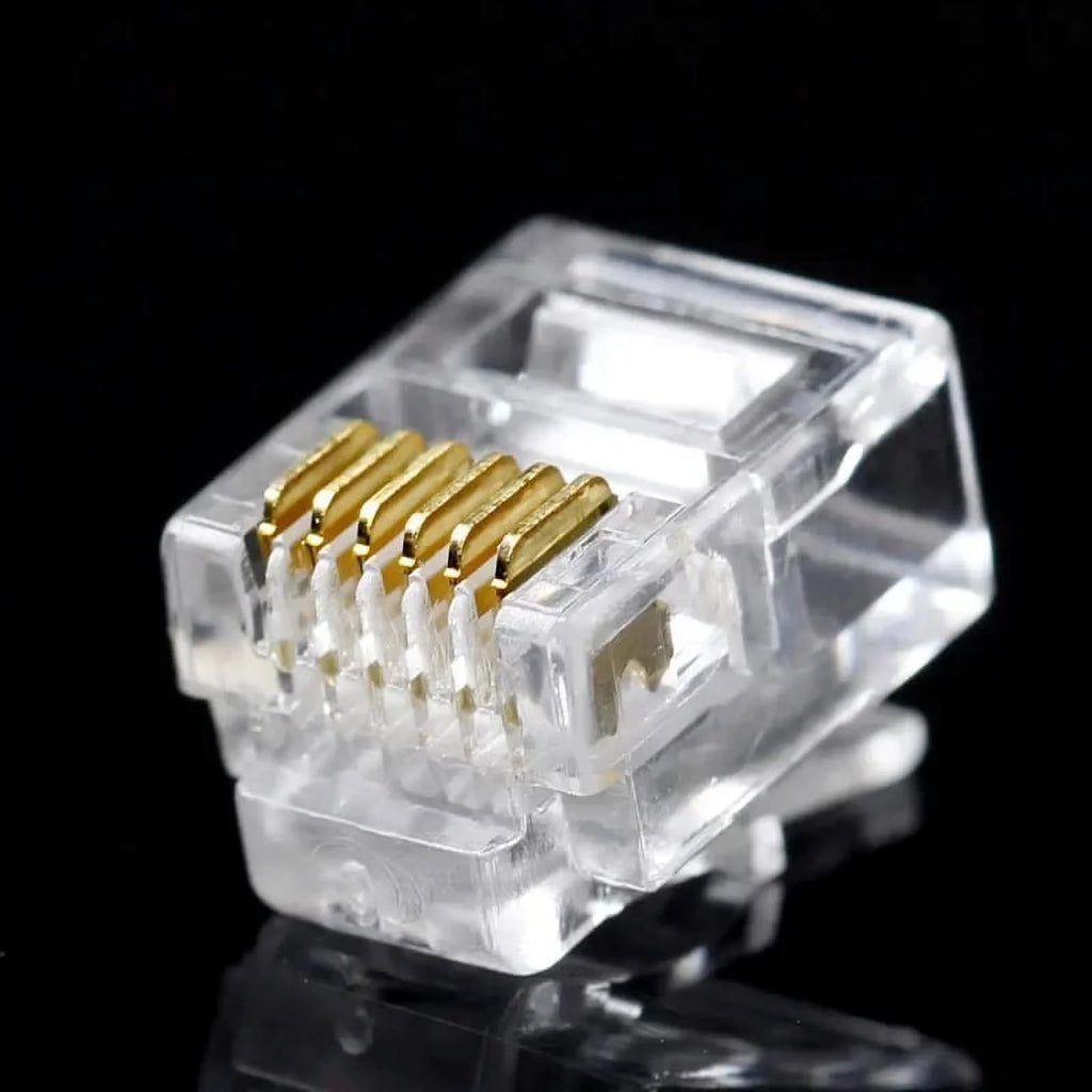 RJ12 6P6C Modular Plug 1000pcs O21492