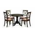 5 Piece Round Table and 4 Chairs Set E64199
