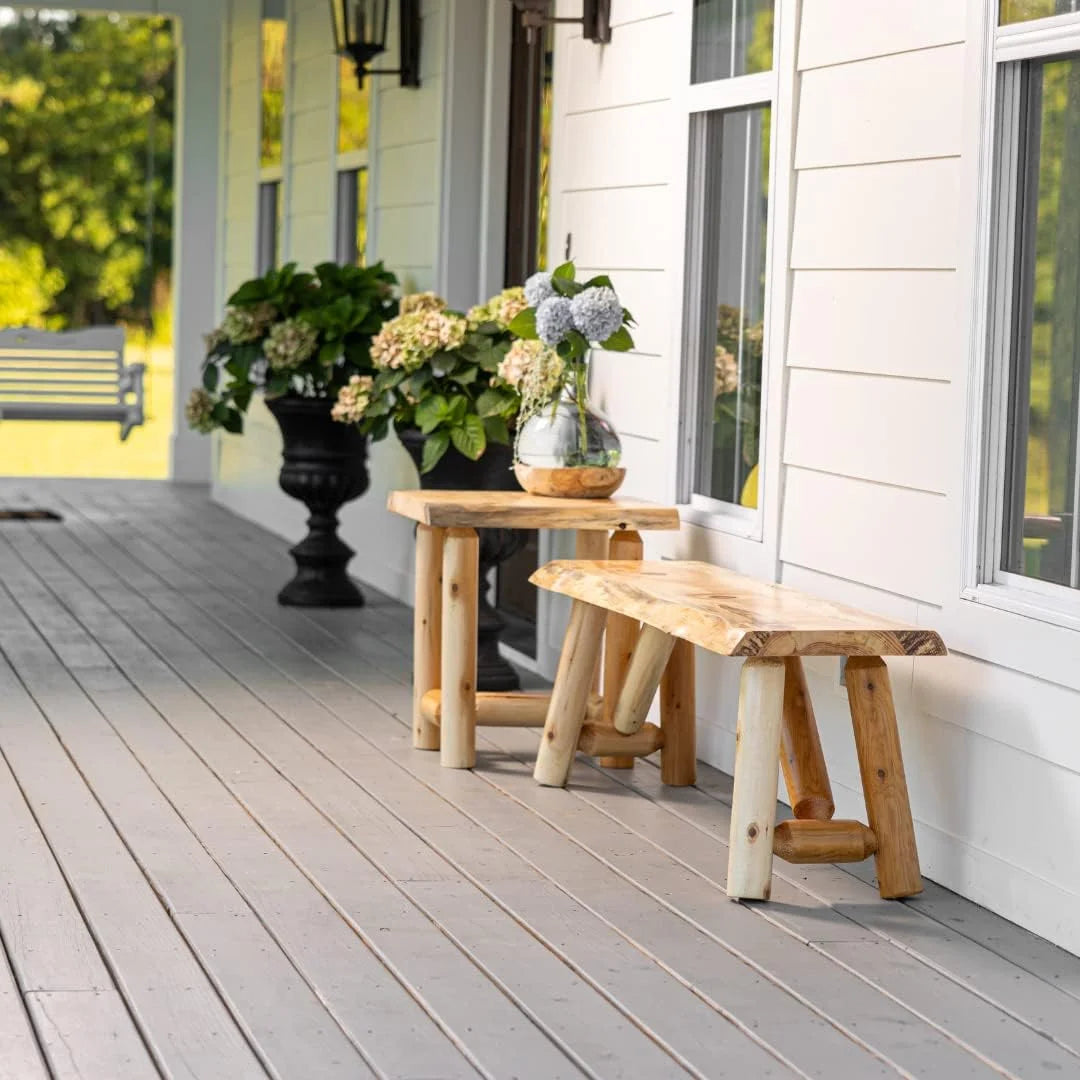 Rustic Pine & Cedar End Table L417709