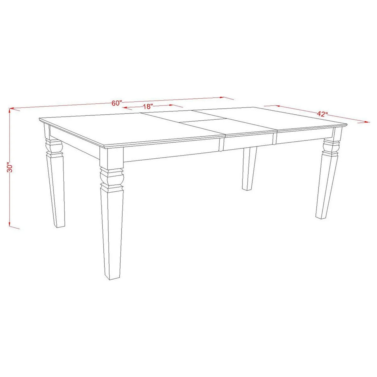 7-Piece Dining Table Set S375