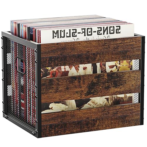 Vinyl Record Storage with Dividers for 100+ Records J689449