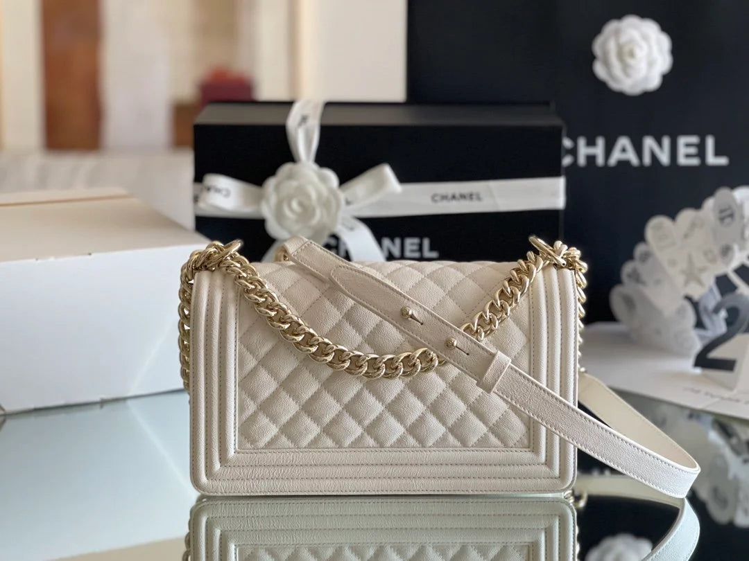 White Medium Flap Bag D816288
