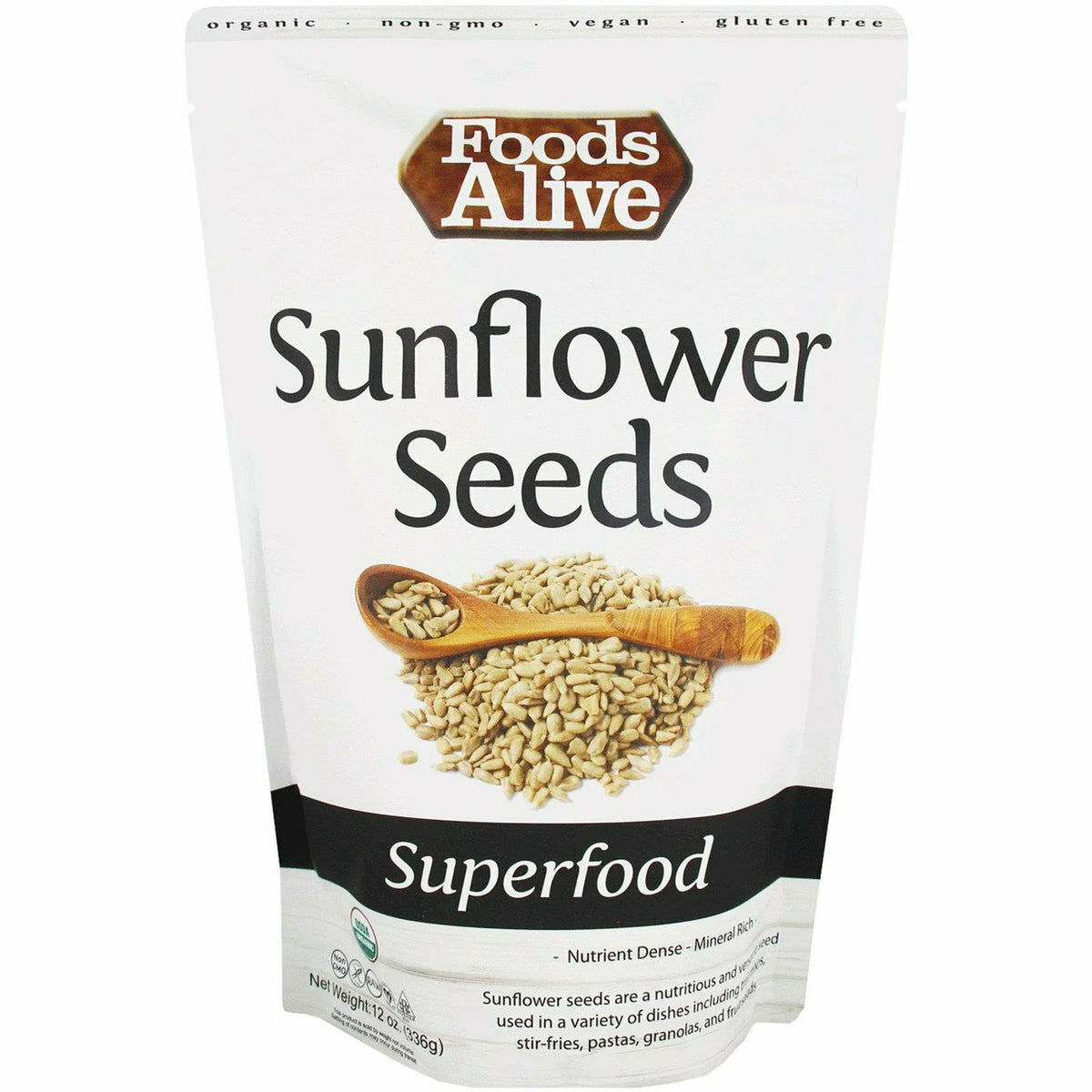 Organic Sunflower Seeds 12 oz Z768