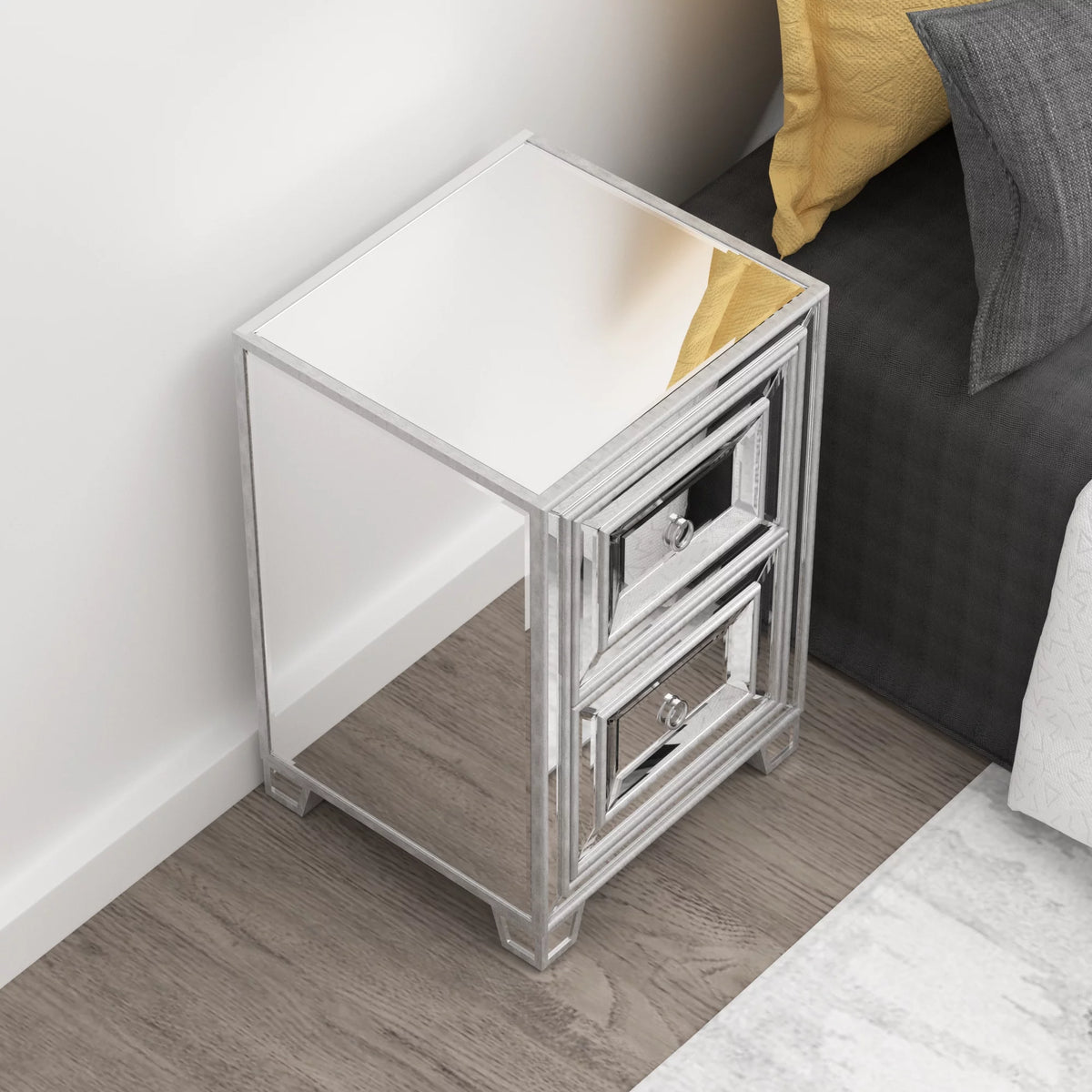 Mirrored Nightstand M753
