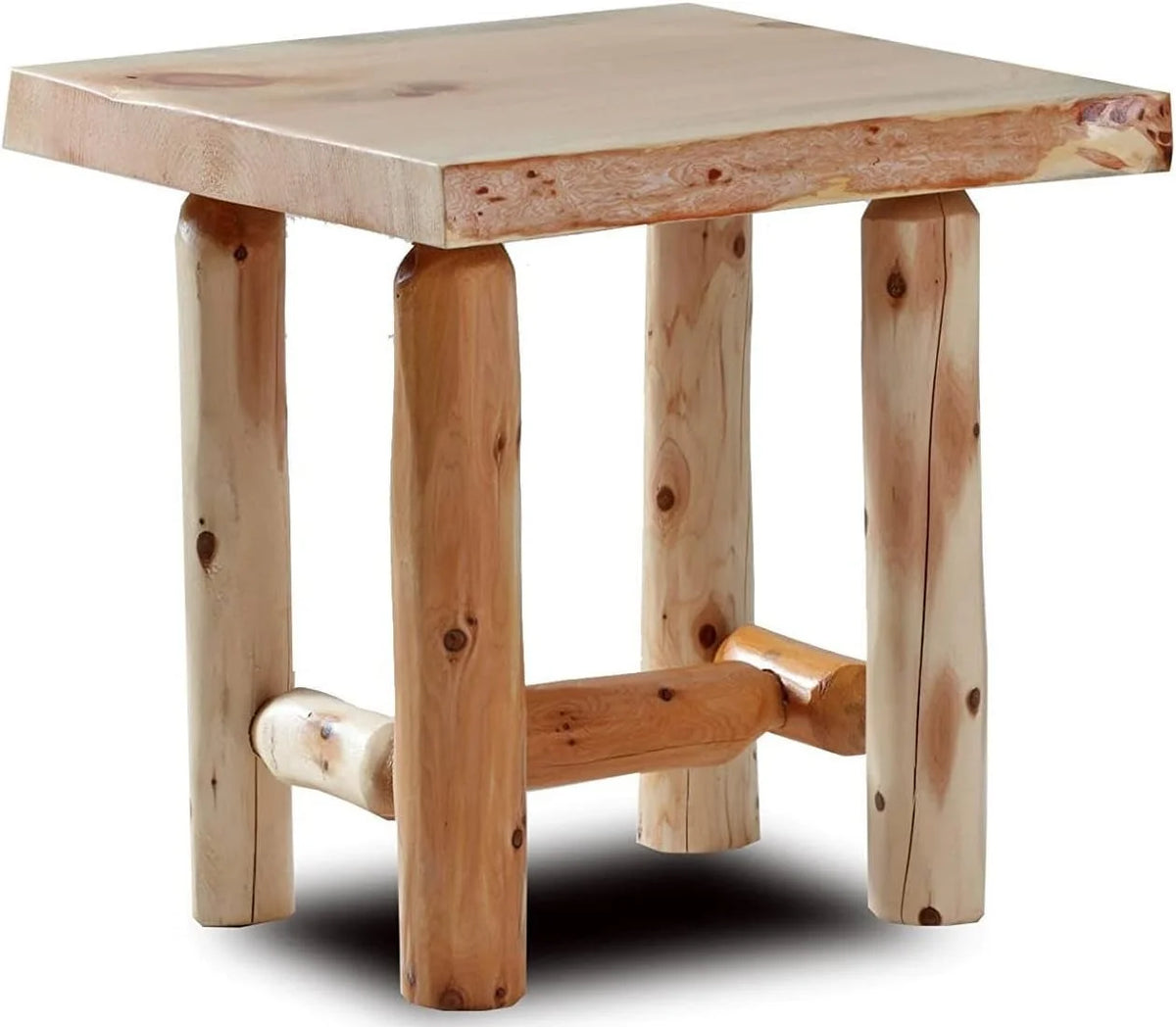 Rustic Pine & Cedar End Table L417709