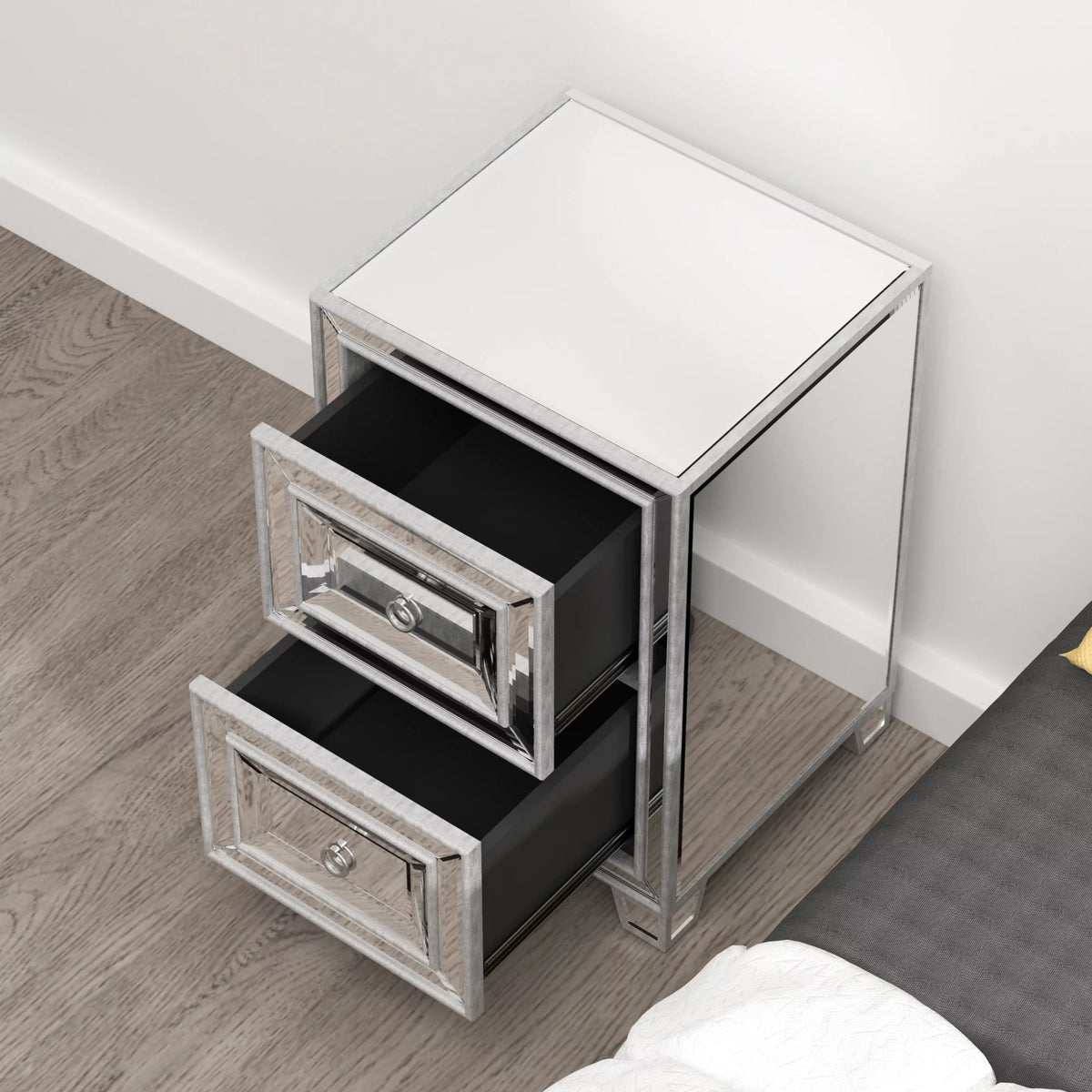 Mirrored Nightstand M753