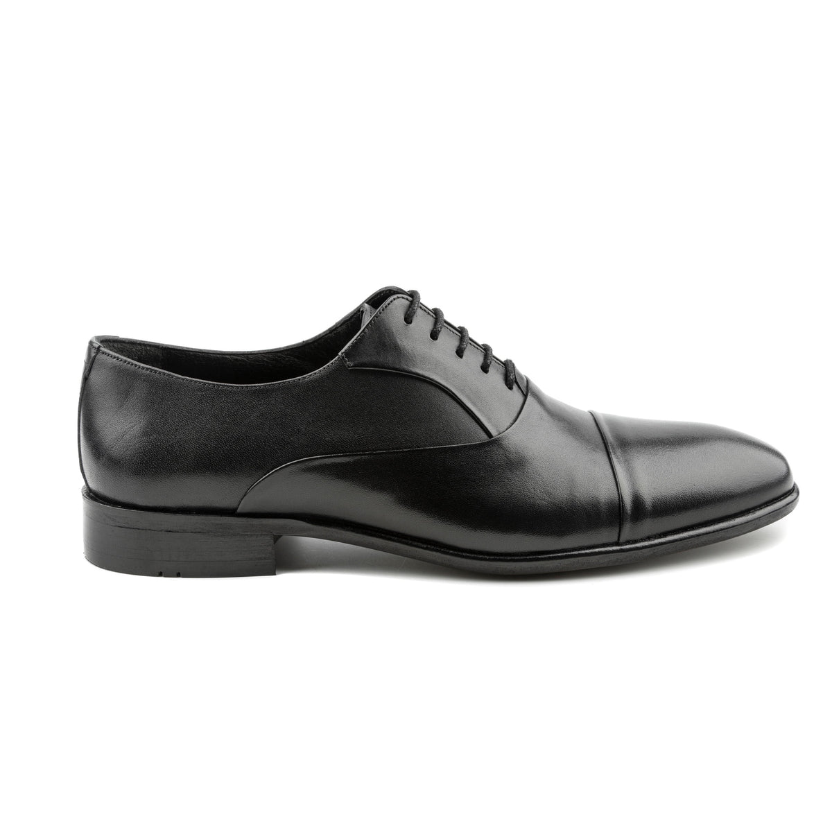 Cap Toe Oxford Hand Made Shoes Leather Upper J403758