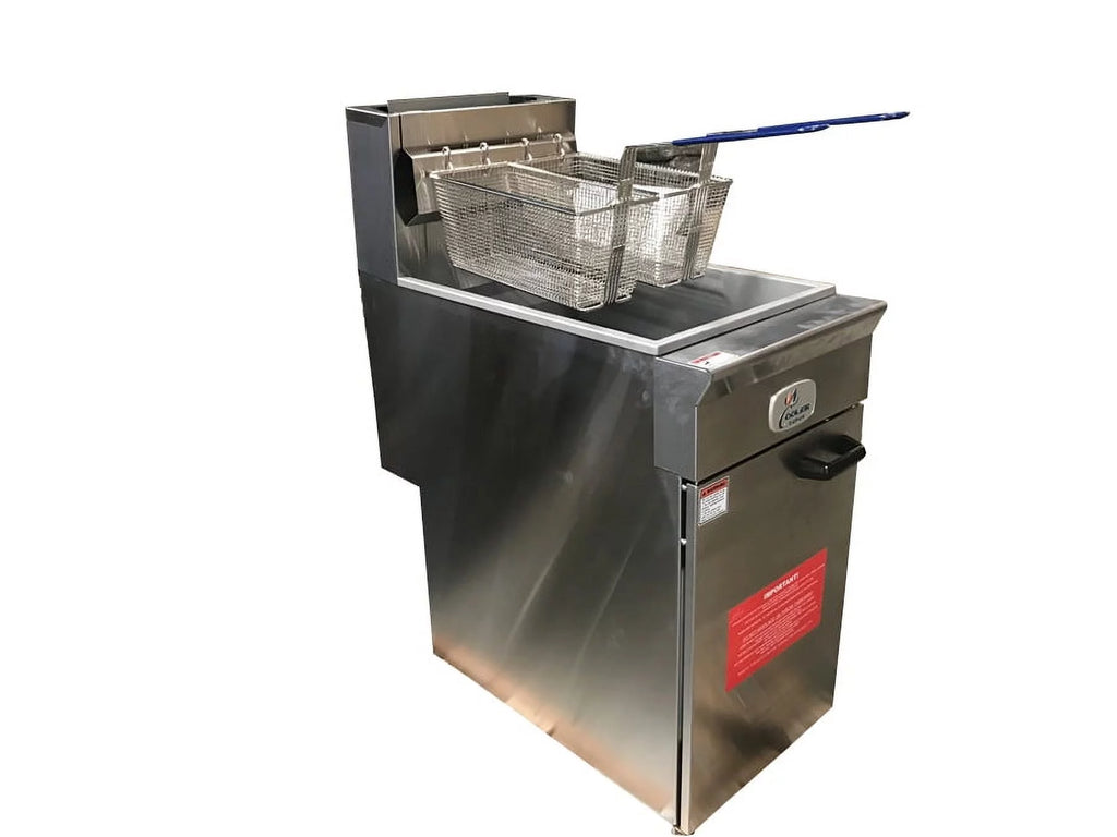 Commercial Deep Fryer 40lbs 90000 BTU Stainless Steel R29075