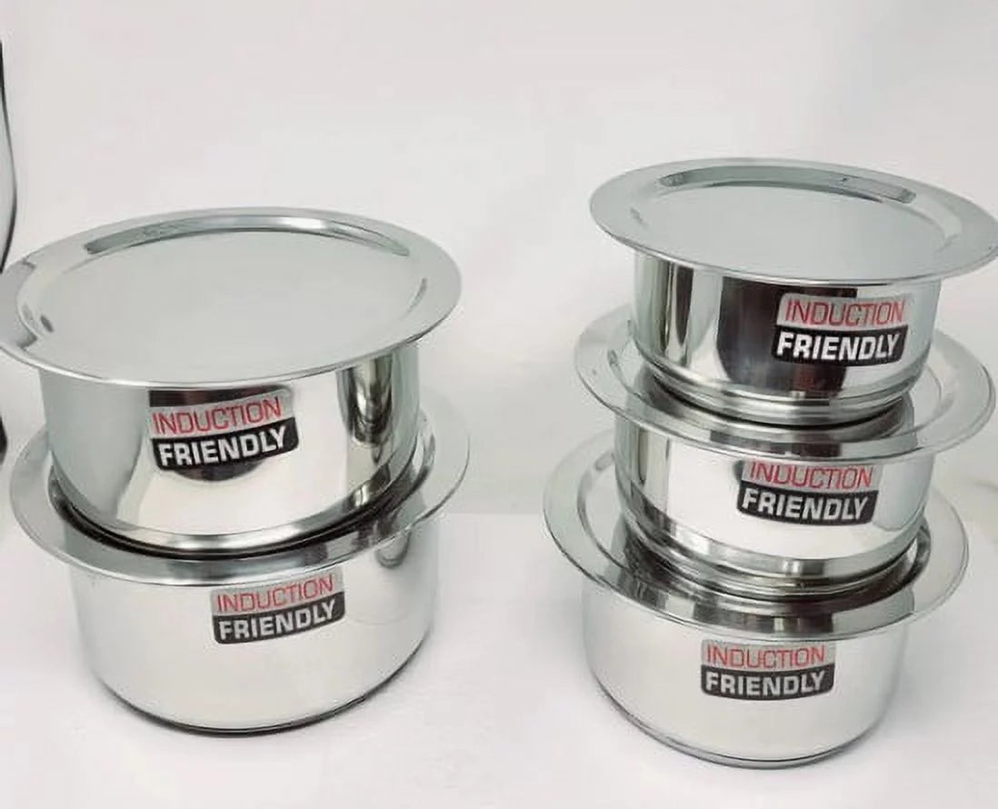 Stainless Steel 5 Pcs Cookware Set F452