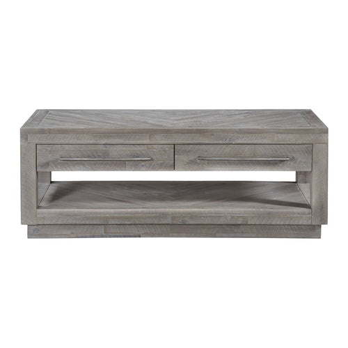 3PC Rectangular Coffee, End & Console Table in Rustic Latte L4010