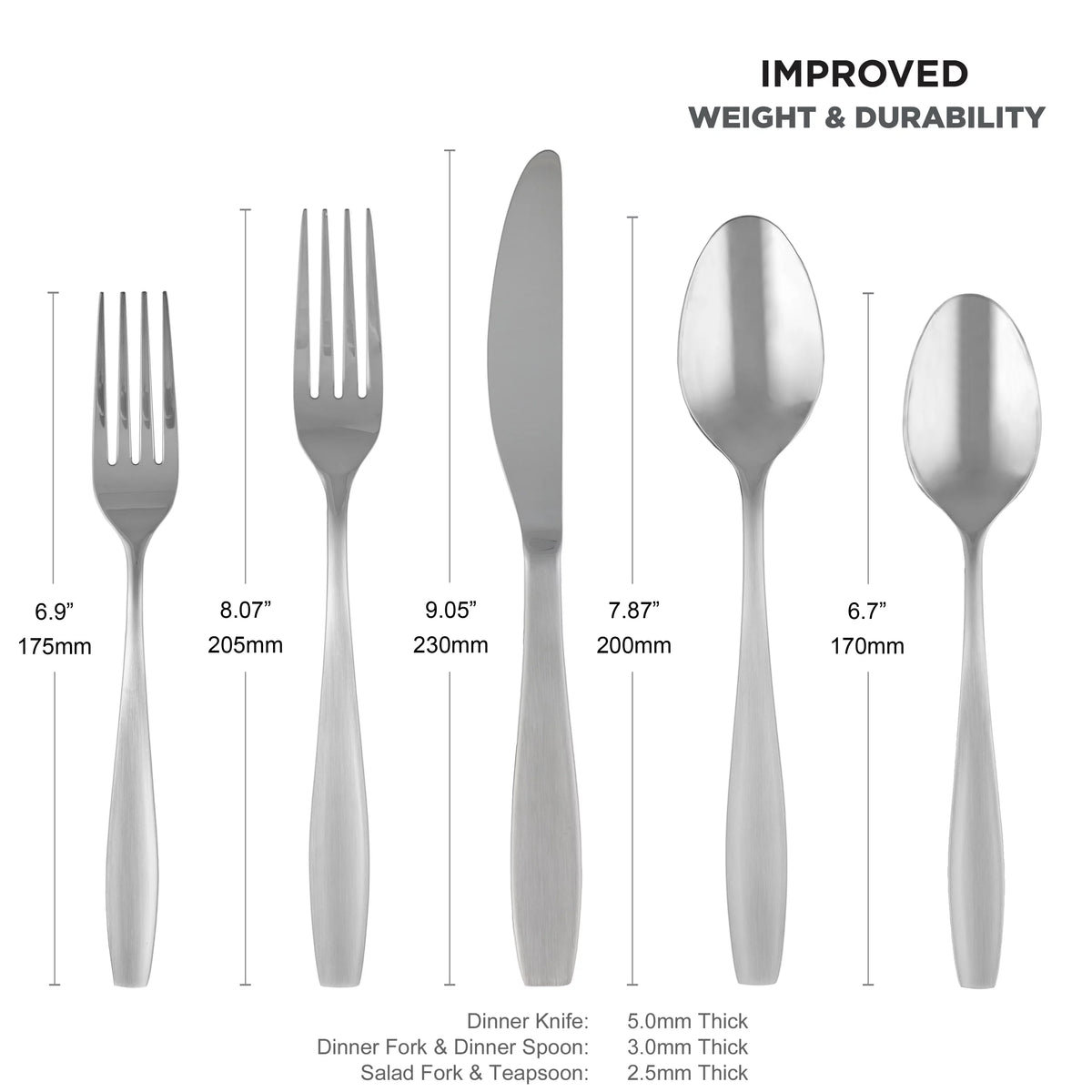 Satin 20-Piece Flatware Set A88244