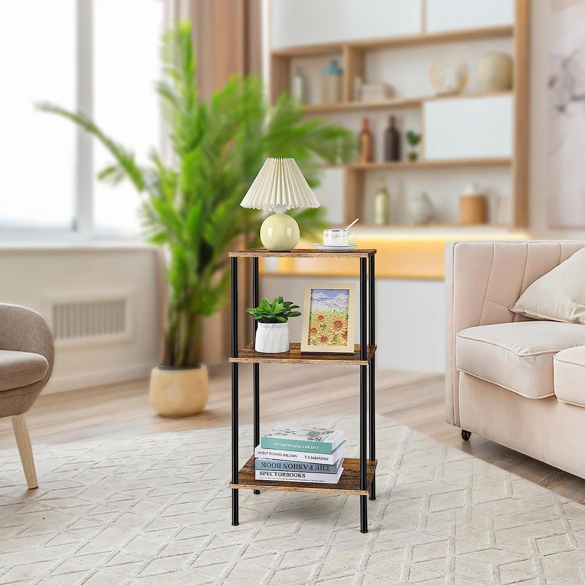 Brown 3-Tier End Table U185860