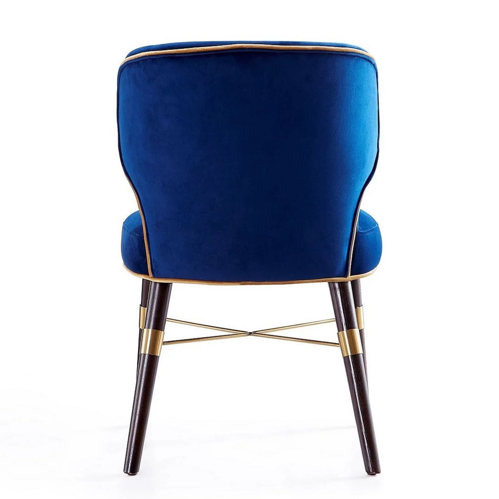 Velvet Metal Dining Chair Y354901