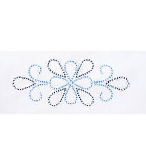 Stamped Perle Edge Pillowcases 2pk Z686520