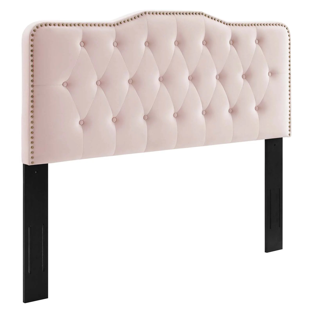 Pink Tufted Performance Velvet King/California King Headboard X6534