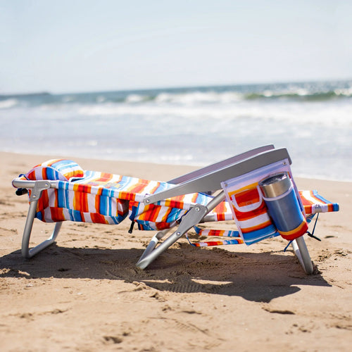2-Pack Lay Flat Reclining Beach Chair X166