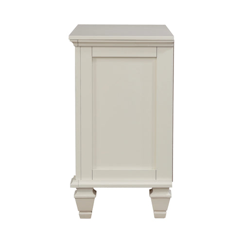 3-drawer Nightstand Cream White E440