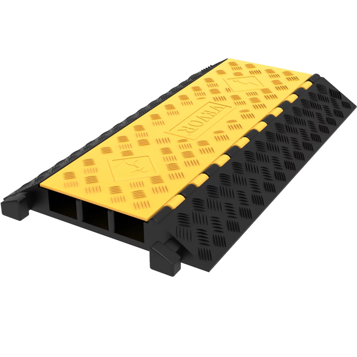 3-Channel Rubber Cable Protector Ramp L2809