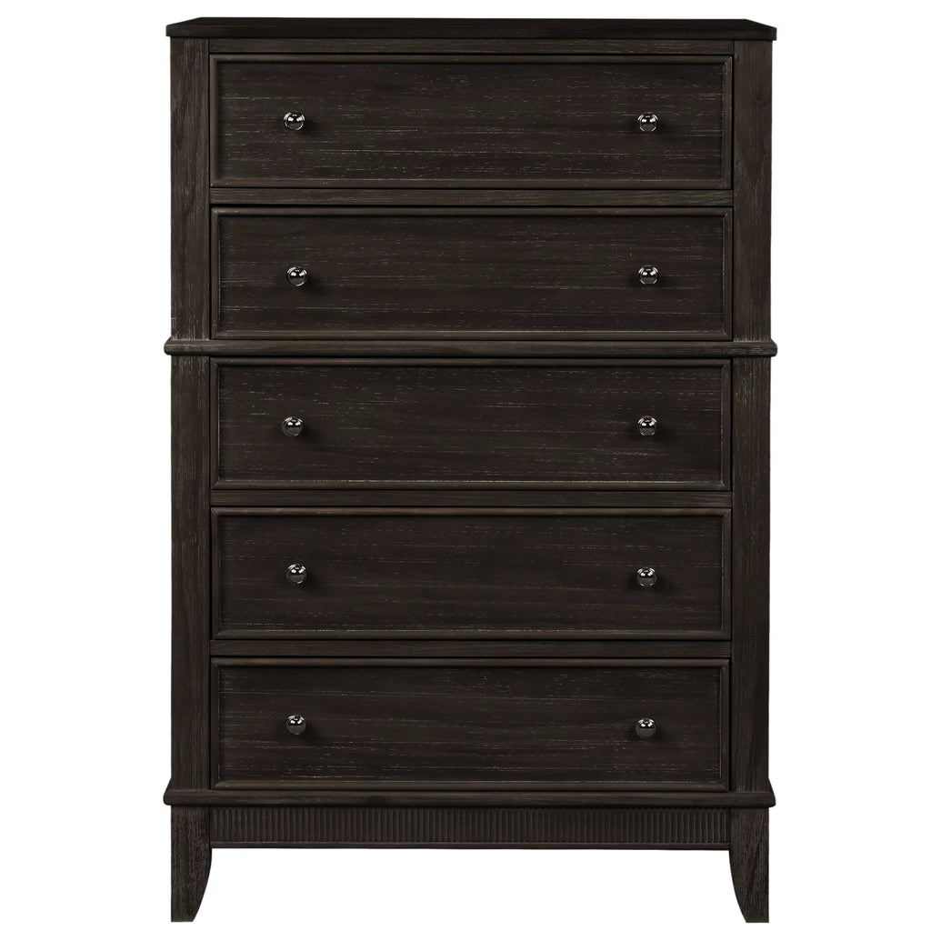 5 Drawers Solid Wood Chest W965