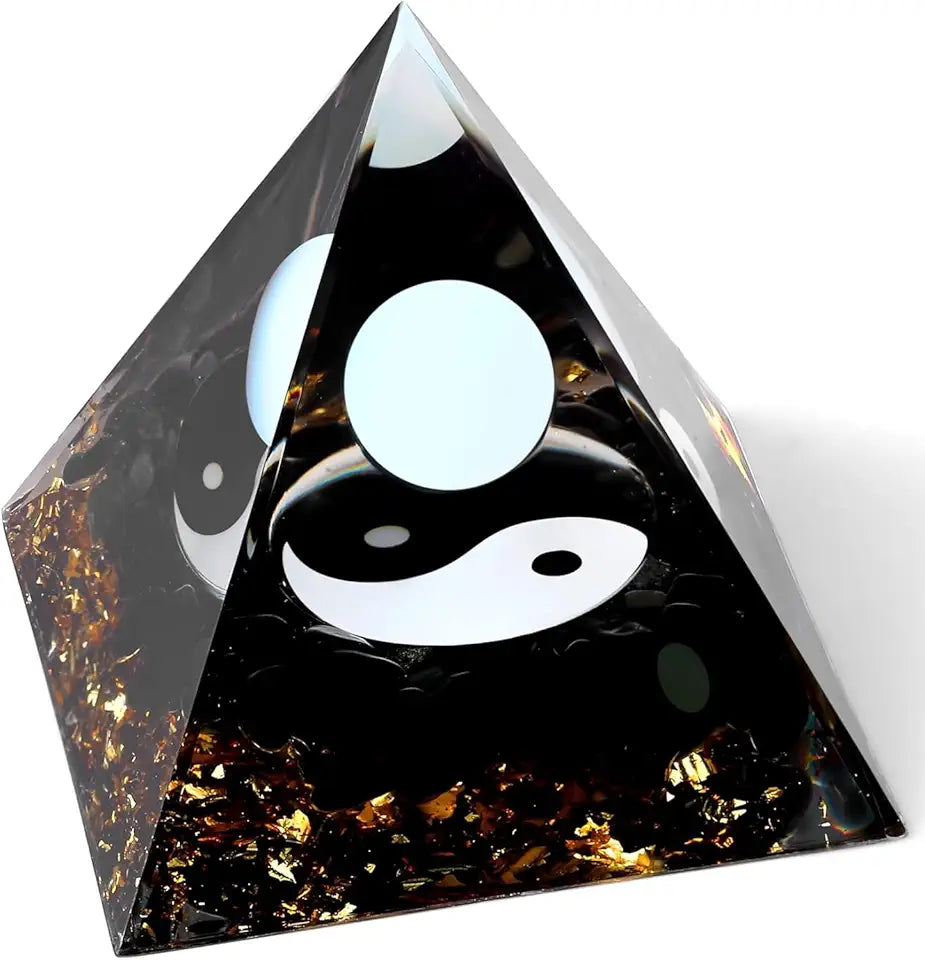 Crystal Stone Orgone Pyramid Chakra Energy Stone Decorative Stones R953533