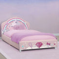 Pink Upholstered Twin Bed L8454