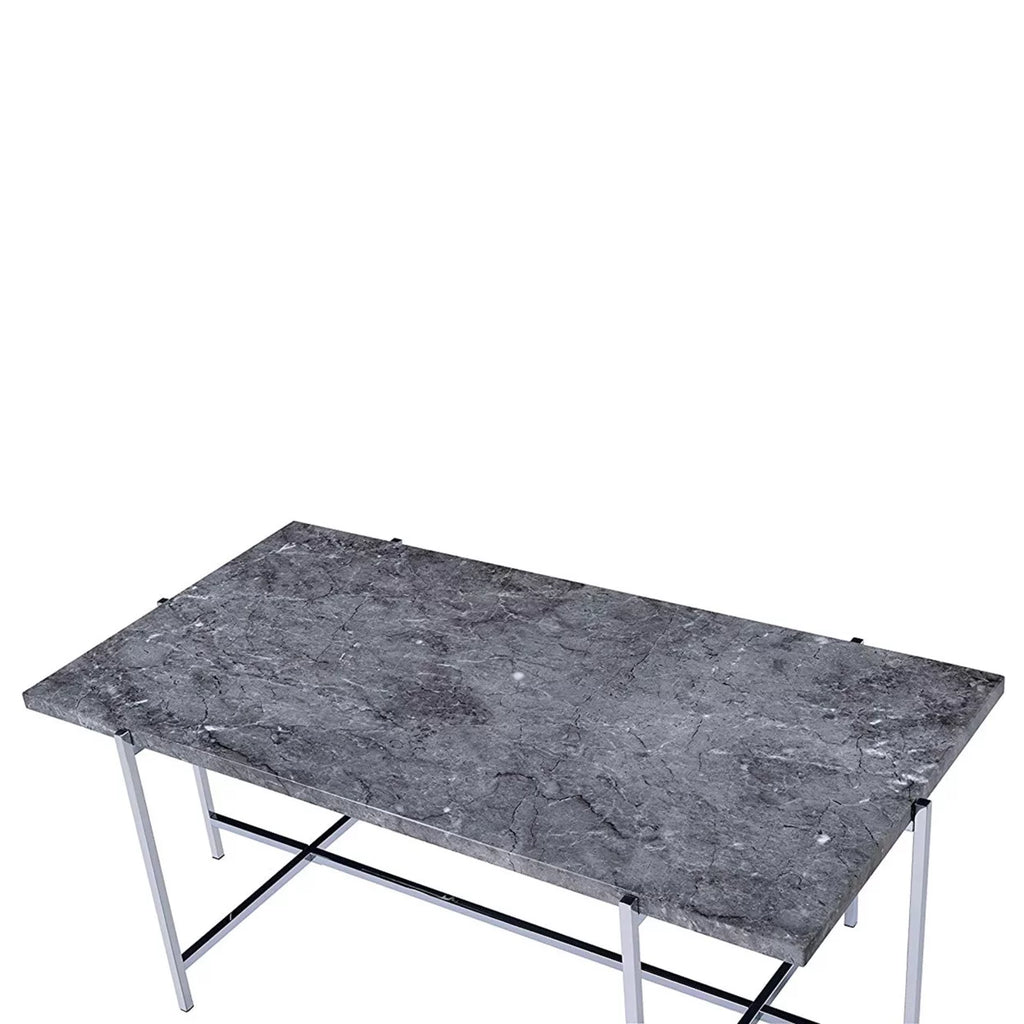 Marble Top Coffee Table with Trestle Base W955