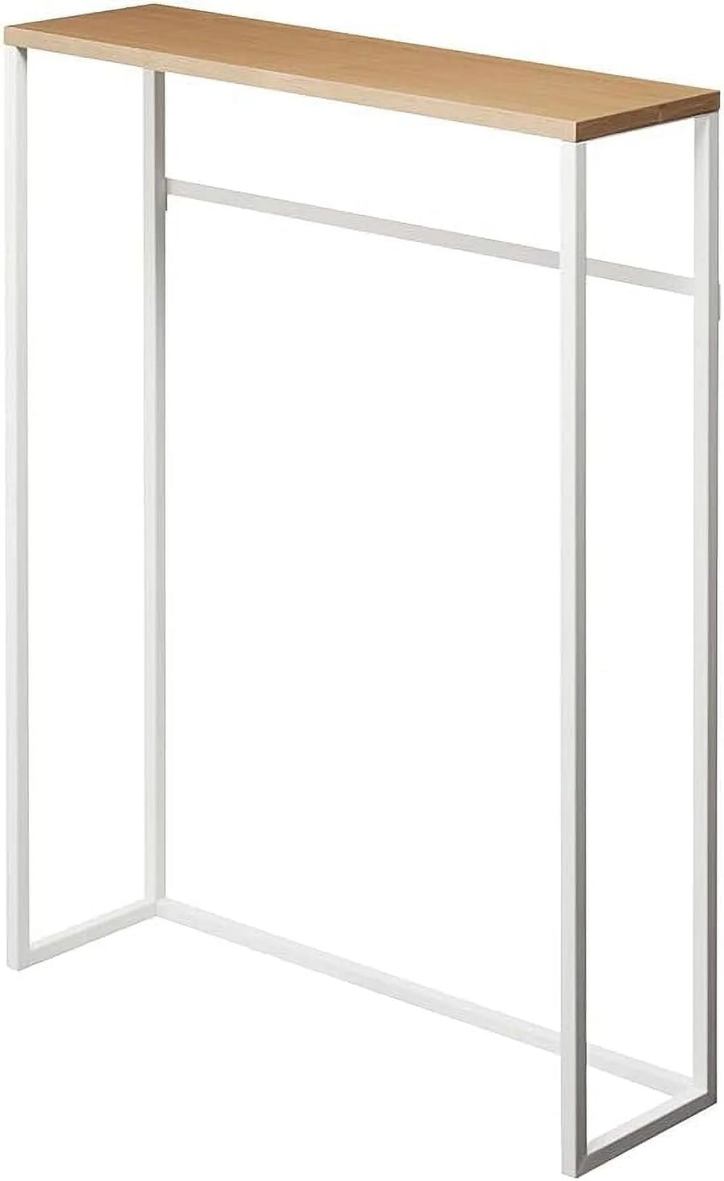 Slim Narrow Metal and Wood Console Table Z112608