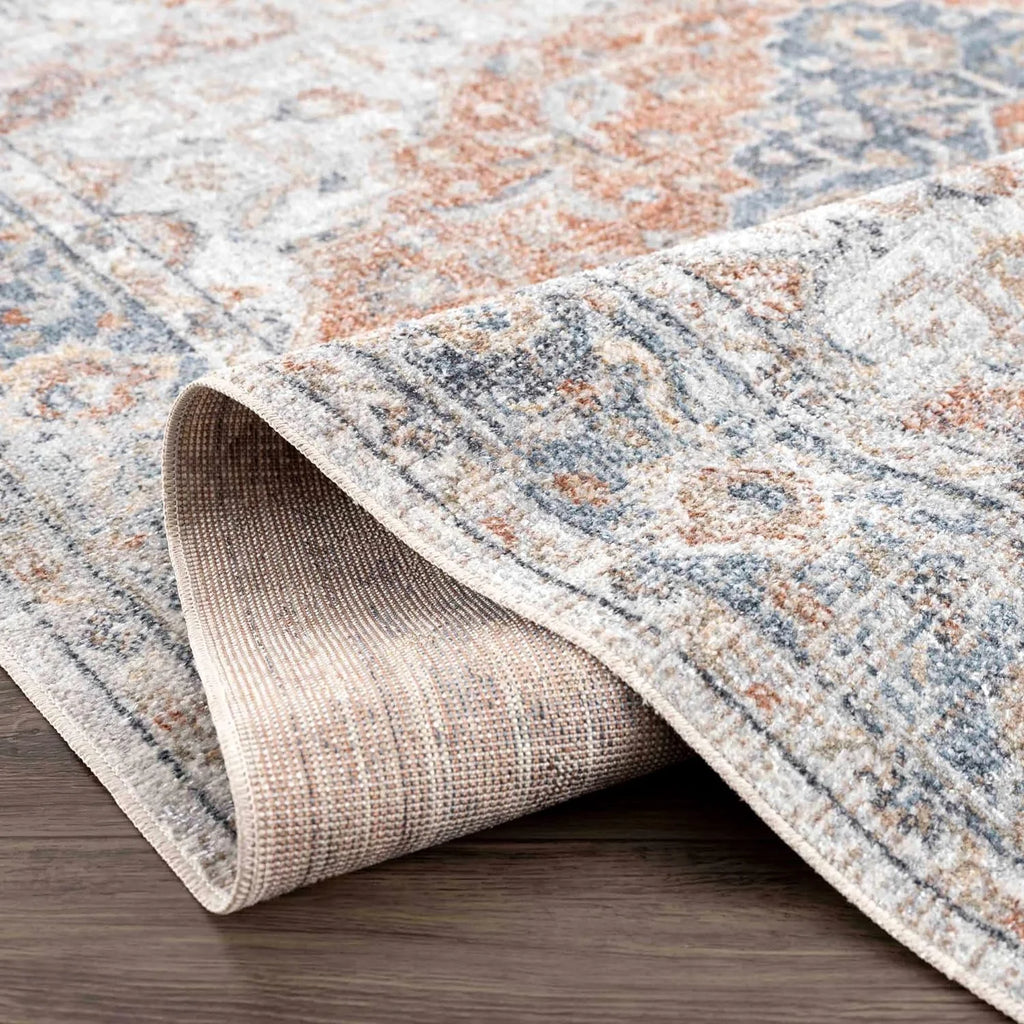Machine Washable Area Rug 5'3" X 7' W38205