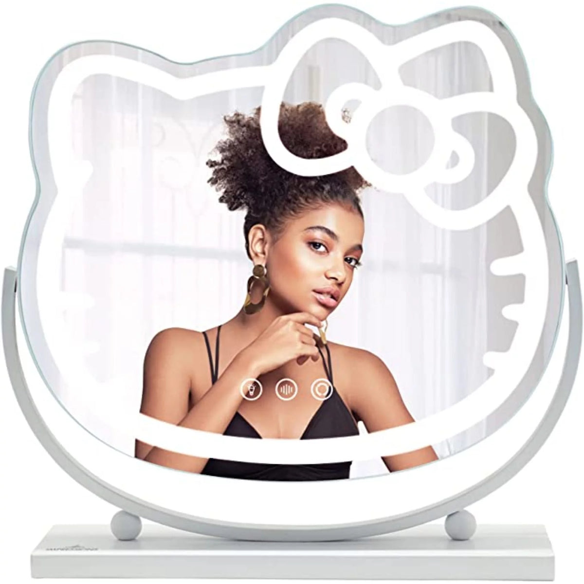 Vanity Desk Mirror with Lights and Adjustable Tilt X1247