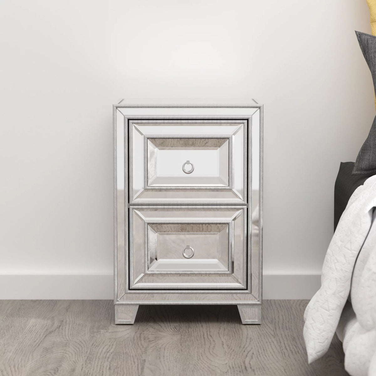 Mirrored Nightstand M753