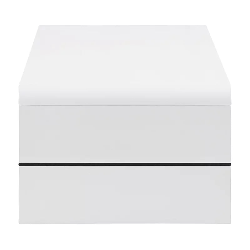 White High Gloss Wood Coffee Table U58713
