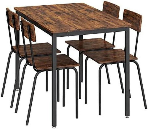 3 Pieces 2-Tier Round Pub Bistro Table and PU Upholstery Stools with Backrest T112218