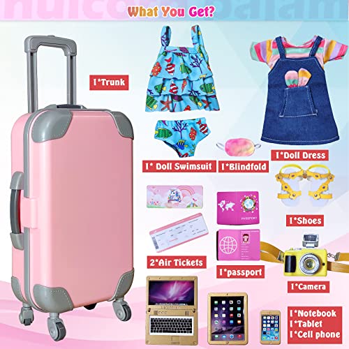 14-inch Doll Clothes and Travel Suitcase Play Set C83103