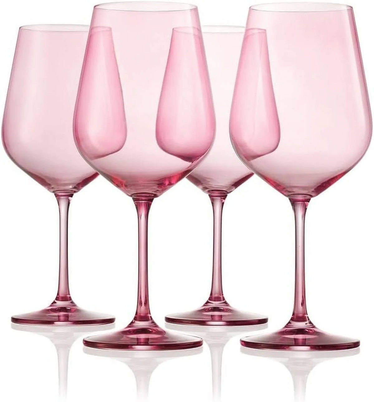 Red Wine Glasses Set of 4 Crystal 19.5Oz K1090