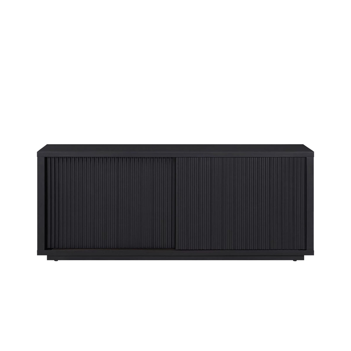 Fluted TV Stand for TVs up to 70" Black F815375
