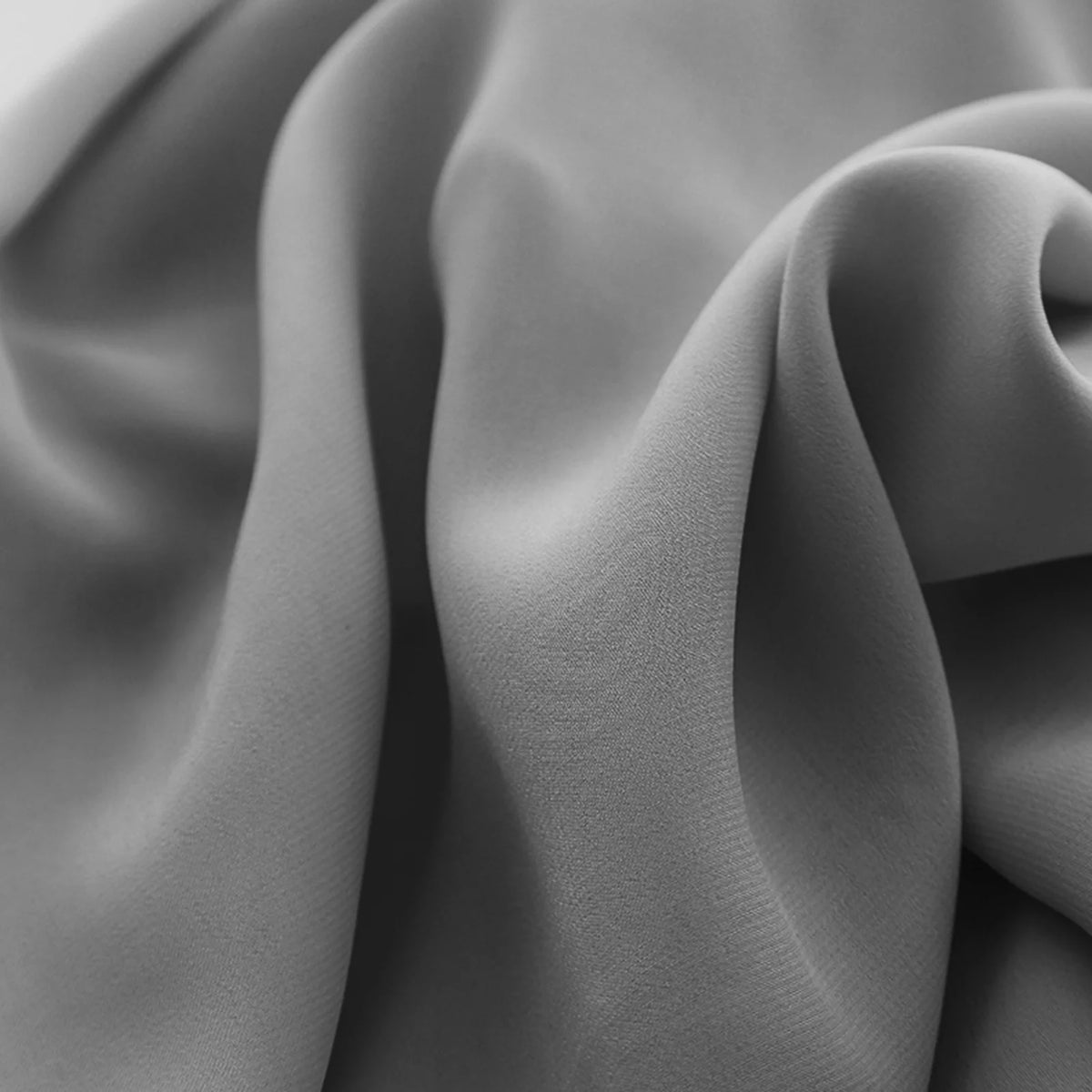 2PCS Solid Color Polyester Grommet Light Filtering Curtains I460