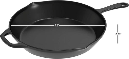 12 in. Pre-Seasoned Cast Iron Skillet P319