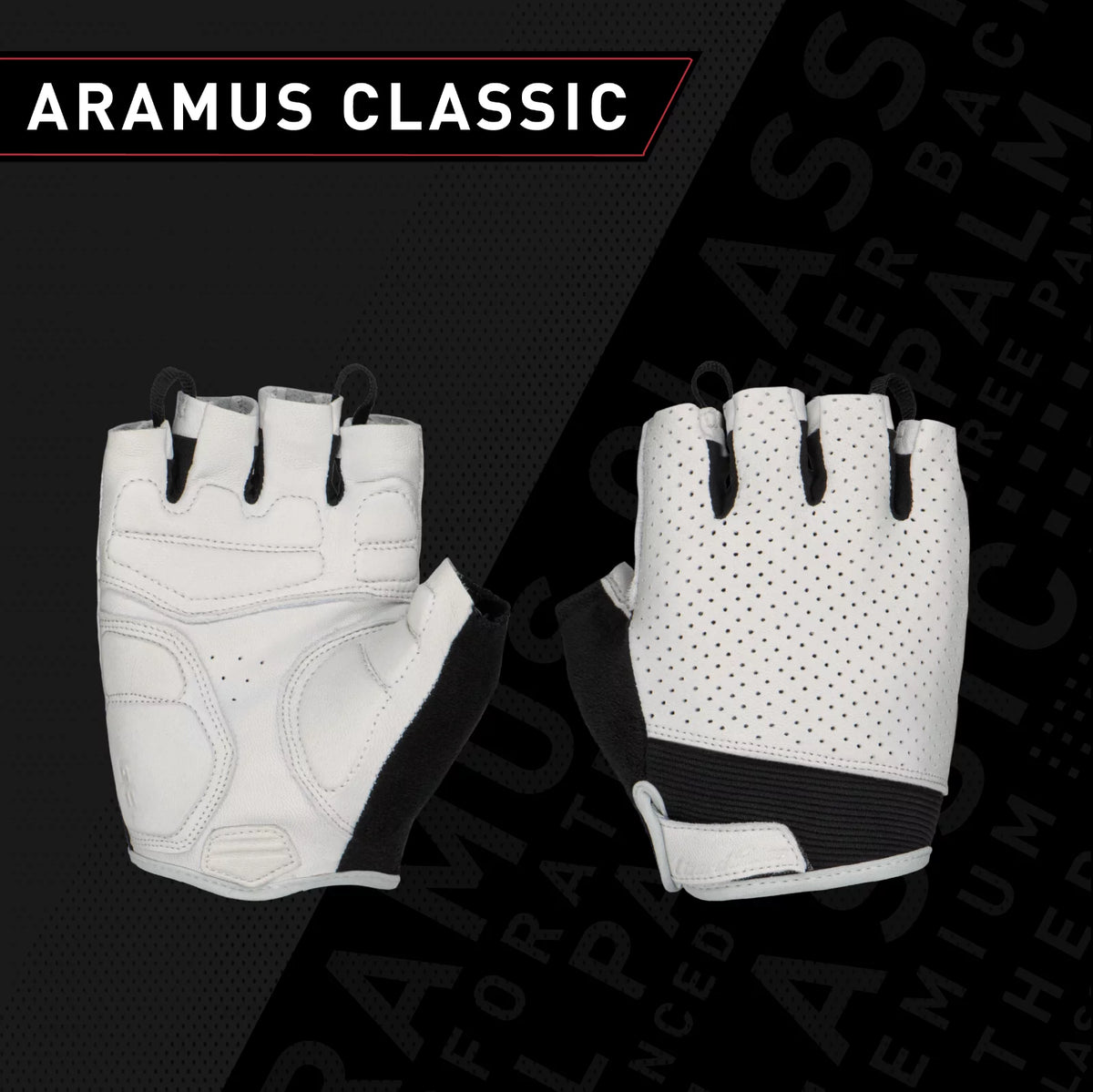 Leather Padded Short Finger Cycling Gloves M667
