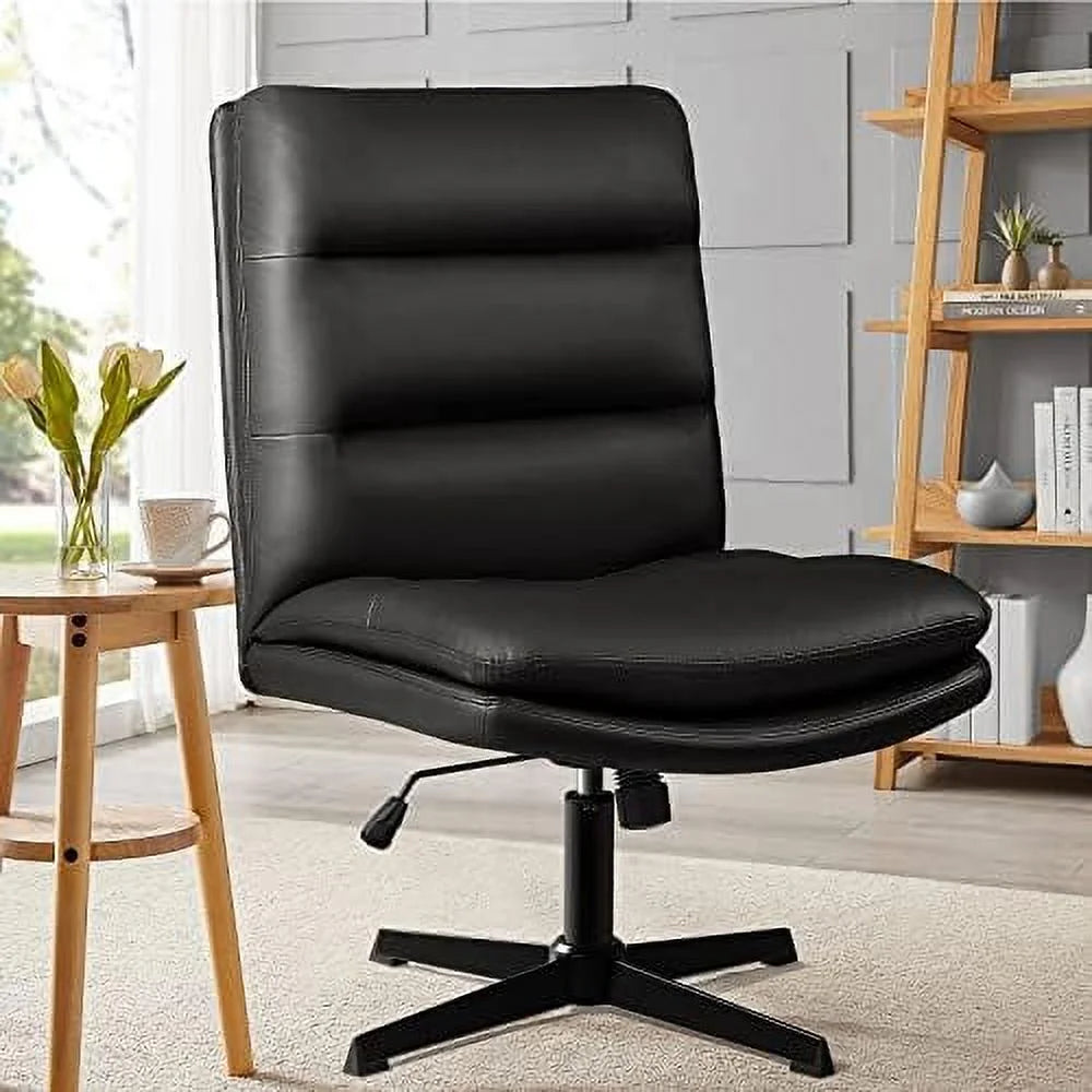 Pu Leather Armless Office Chair P46590