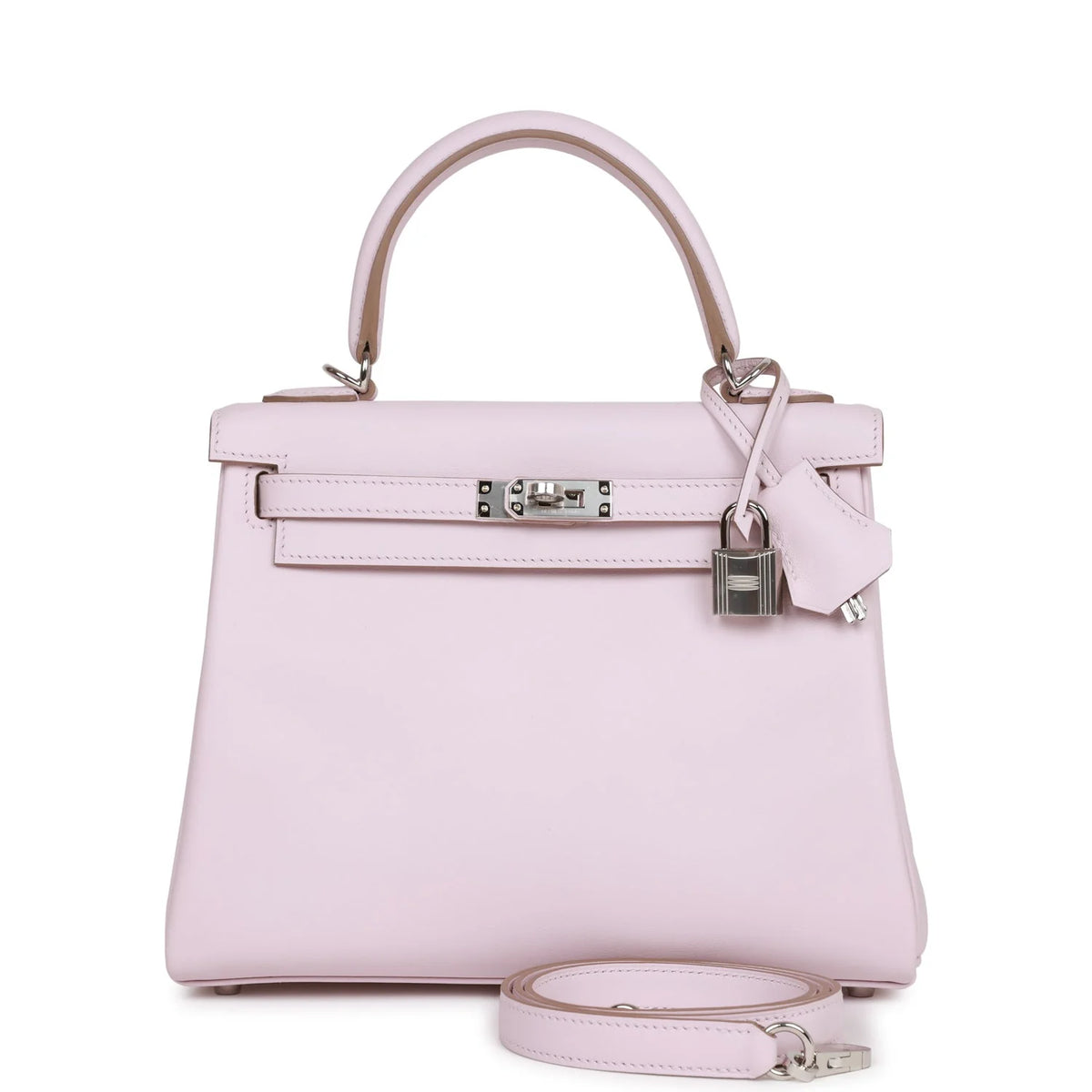 Mauve Pale Swift Palladium Hardware Handbag N544907
