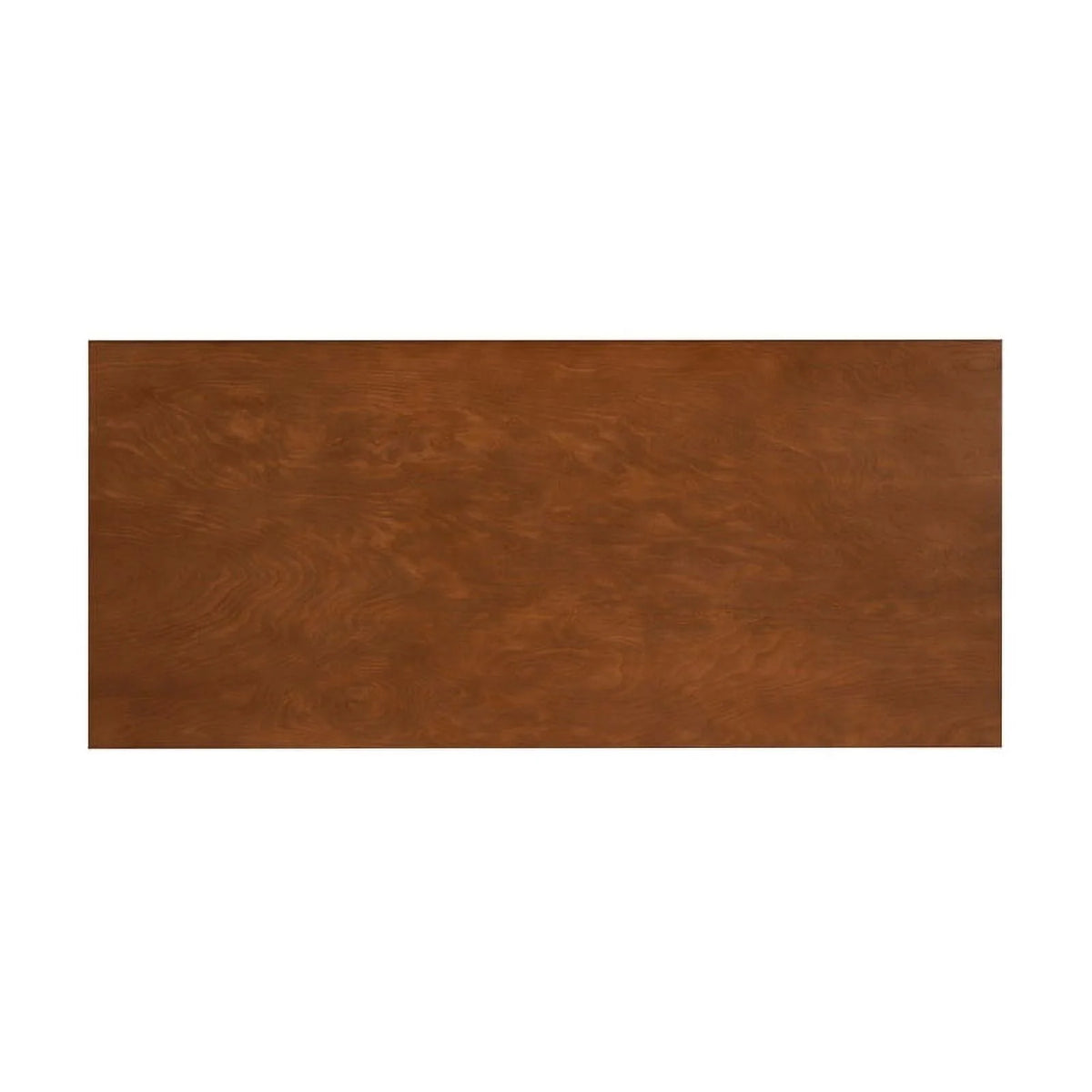 Mid-Century Wood/Metal Office Desk in Walnut Brown S3852