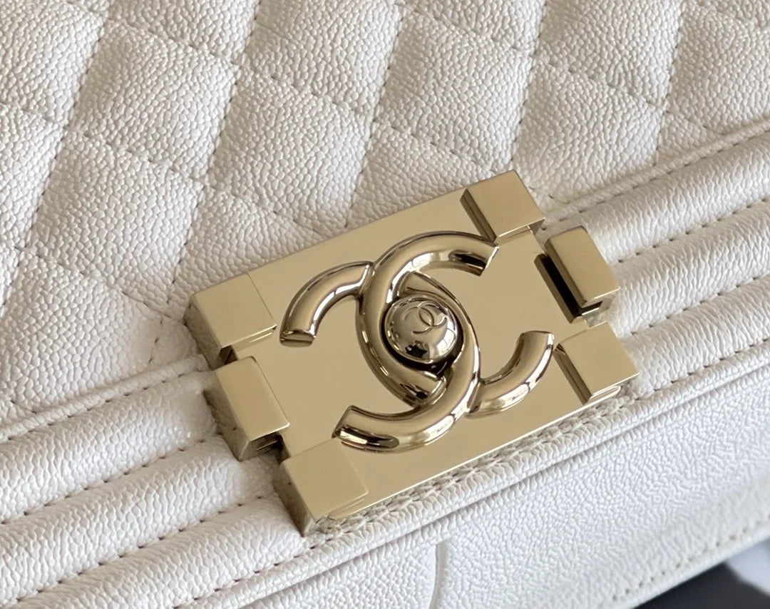 White Medium Flap Bag D816288