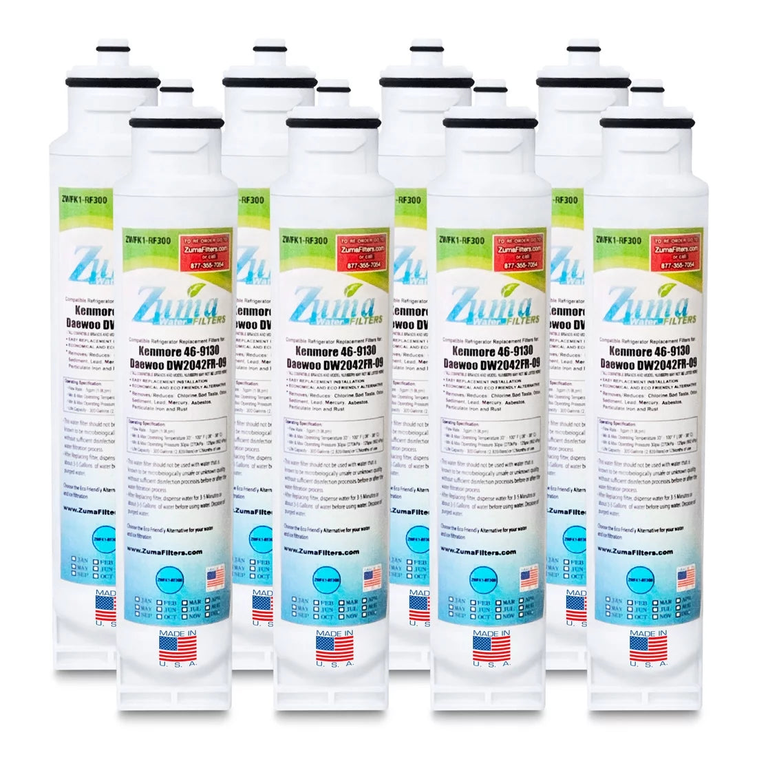 Water and Ice Filter 8 Pack Y2121