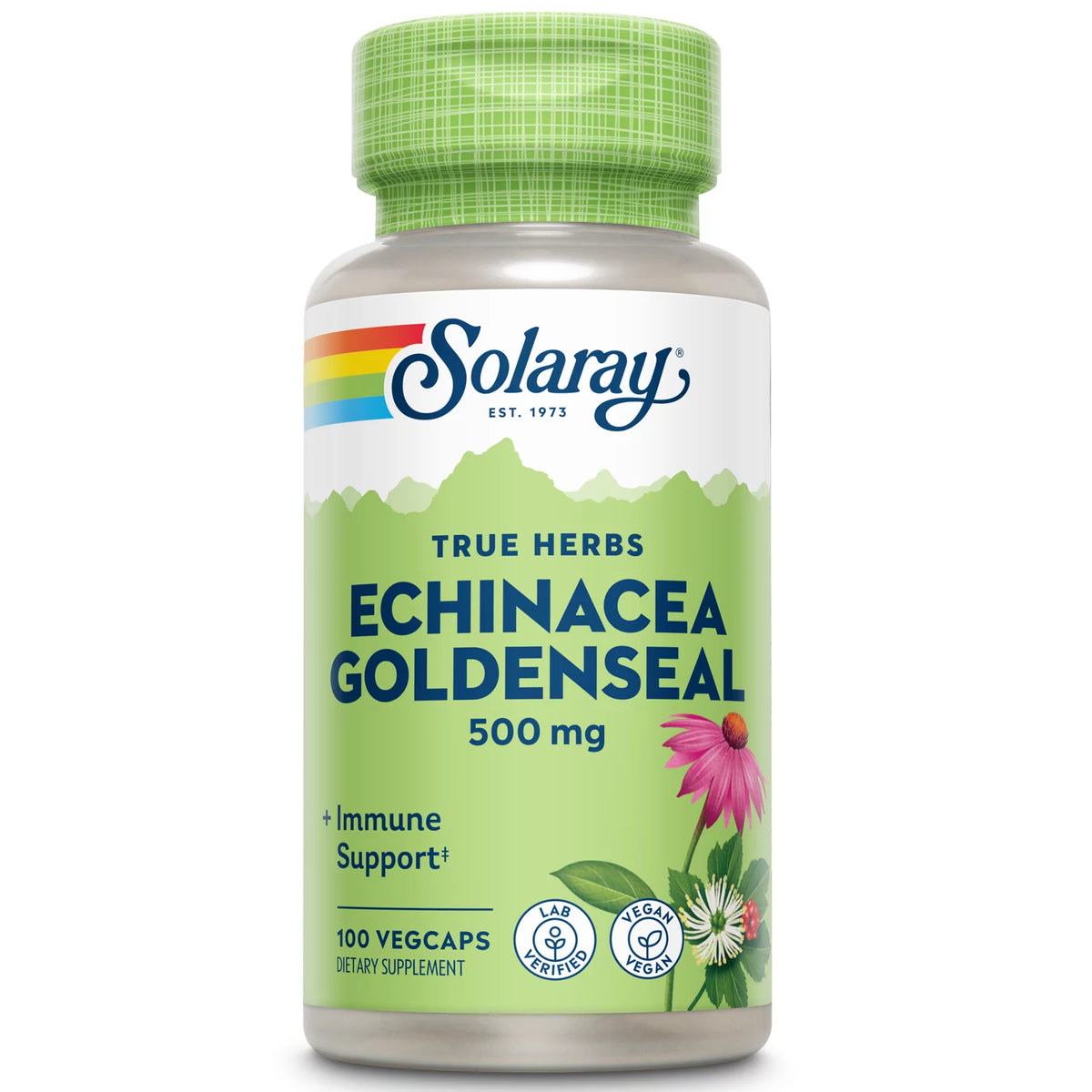 Echinacea Root & Goldenseal Root 500mg VegCaps I8838