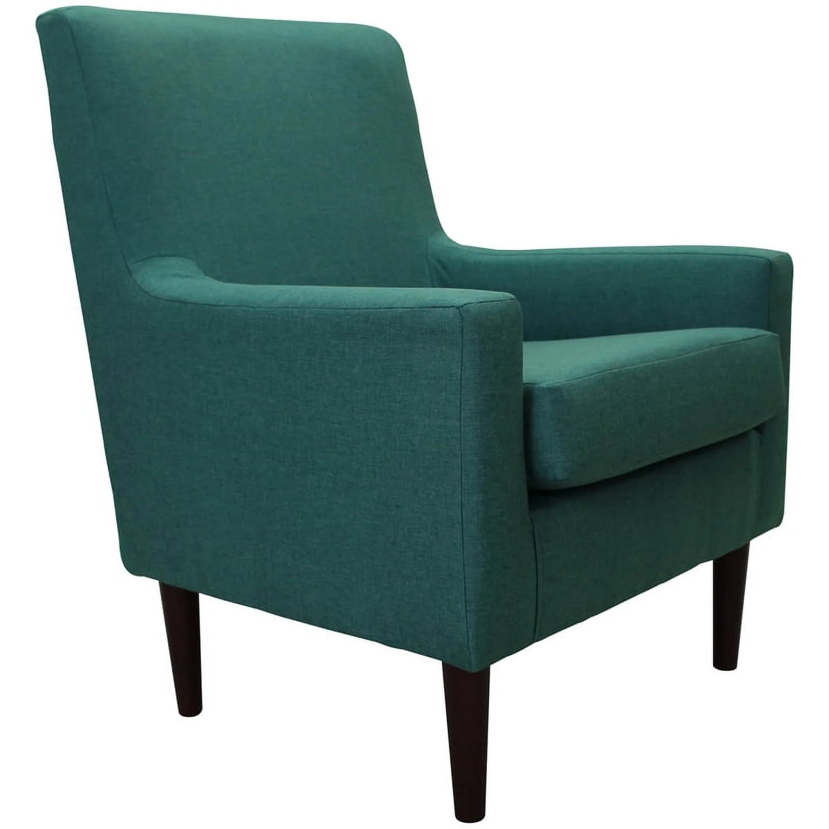 Traditional Fabric Arm Chair in Caribbean Teal Blue E824