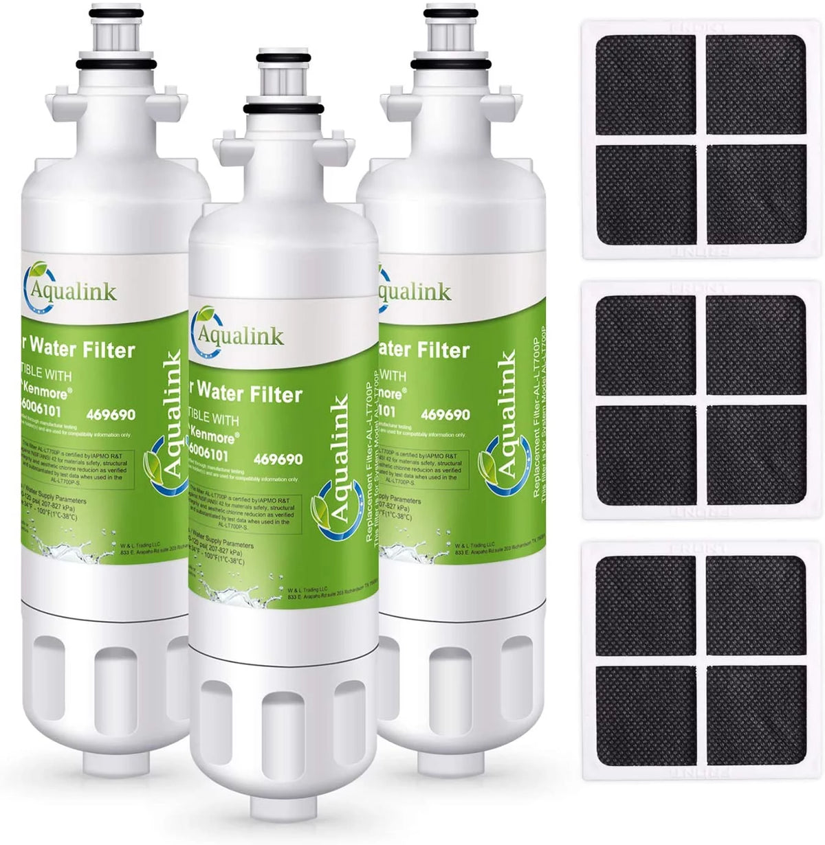 Refrigerator Water Filter 3 Pack R3547
