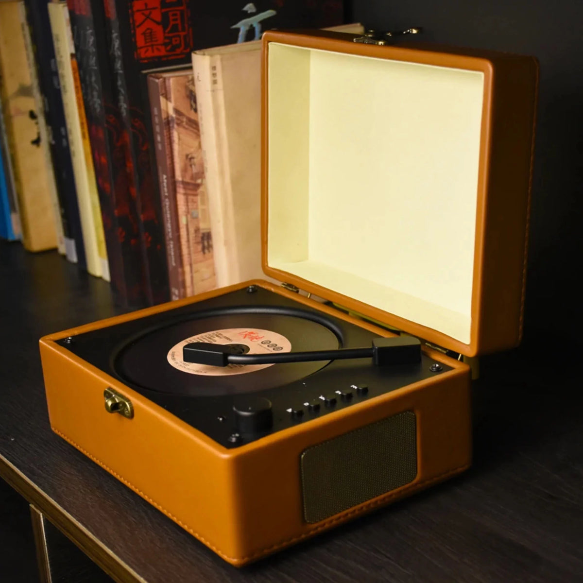 Wireless Bluetooth CD Player with Built-in Speaker and USB Playback J11598