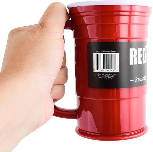 4 Reusable 24 Oz Beer Mugs J632