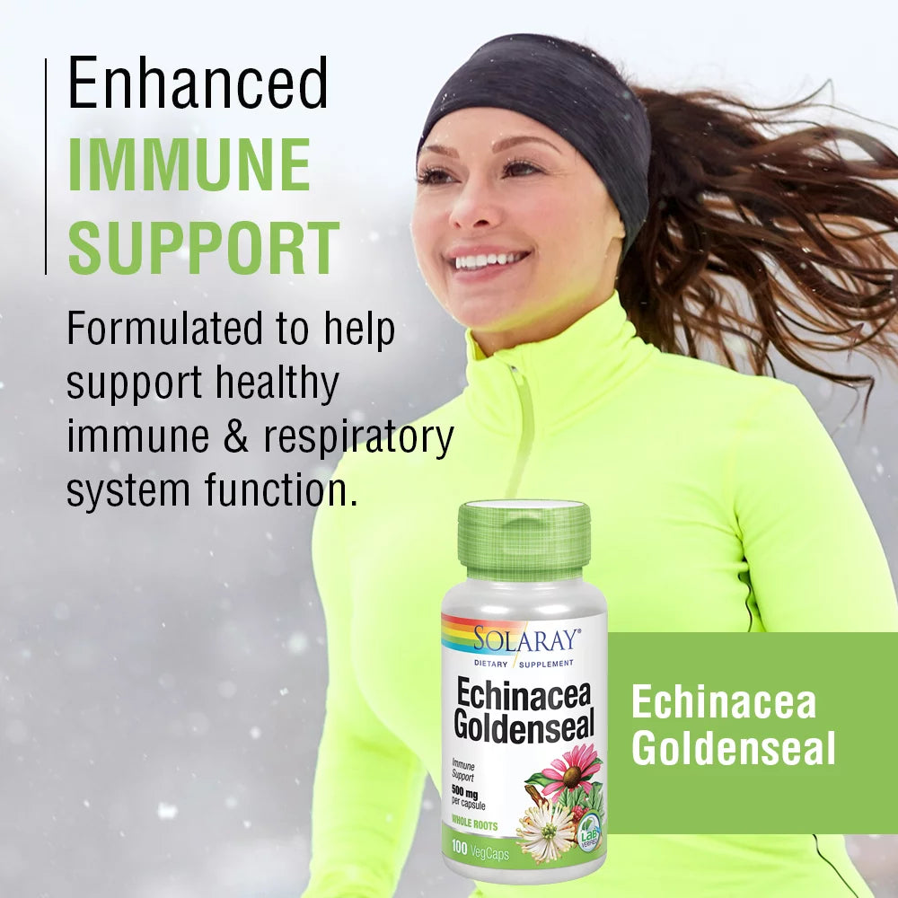 Echinacea Root & Goldenseal Root 500mg VegCaps I8838