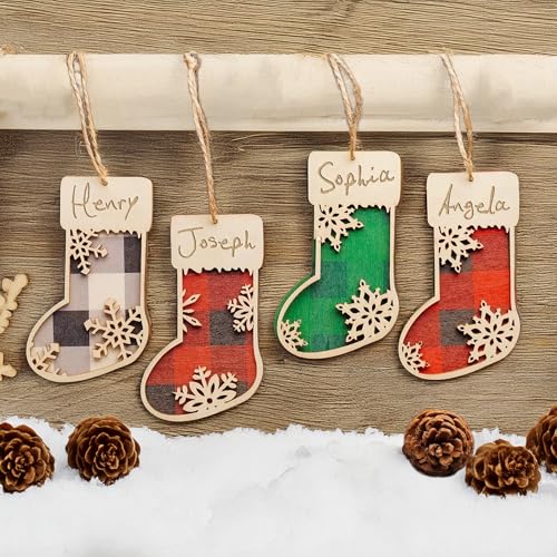 Wooden Christmas Tree Ornament F974
